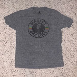 Bob Marley Large Vintage Grey T-Shirt